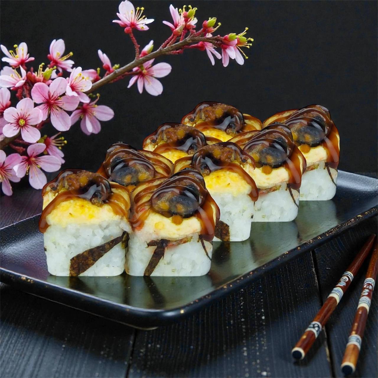 Мидии гриль